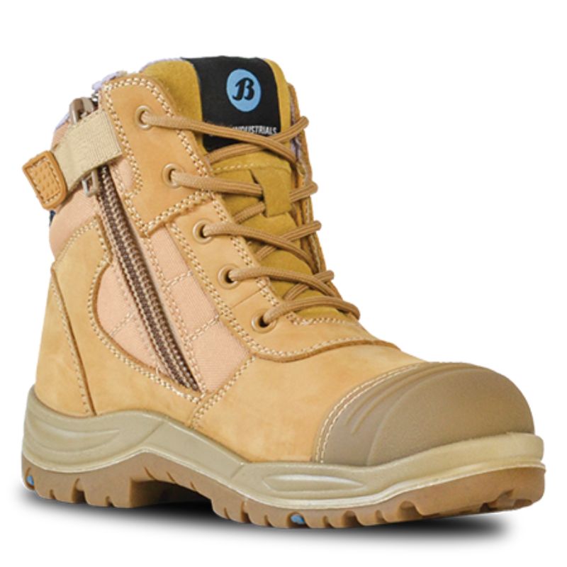 Safety Boots - Bata Dakota Zip Wheat (Women's 6)