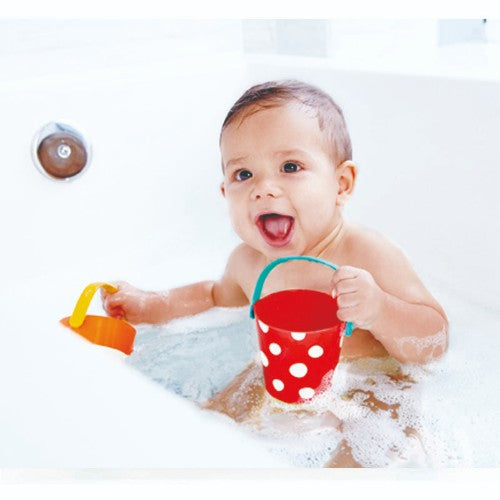 Hape - Happy Buckets Set - Bath Toy