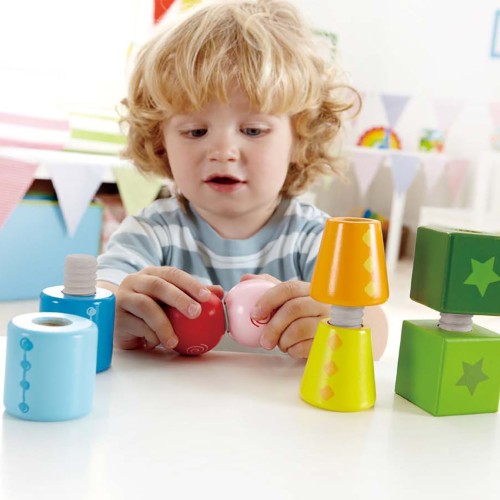 Hape - Twist And Turnables Blocks