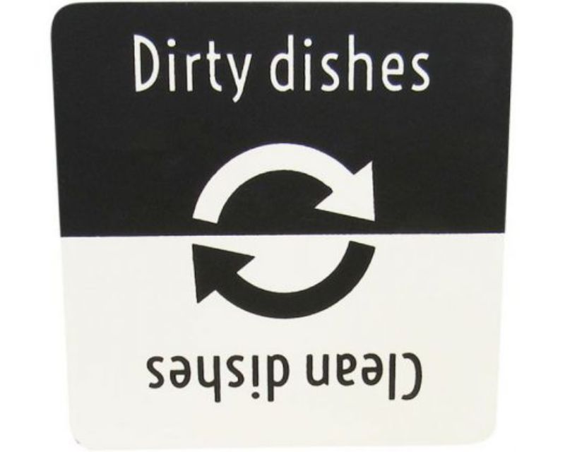 10 x 10 cm family magnet for dishwasher, featuring a fun and colorful design to enhance your kitchen decor.