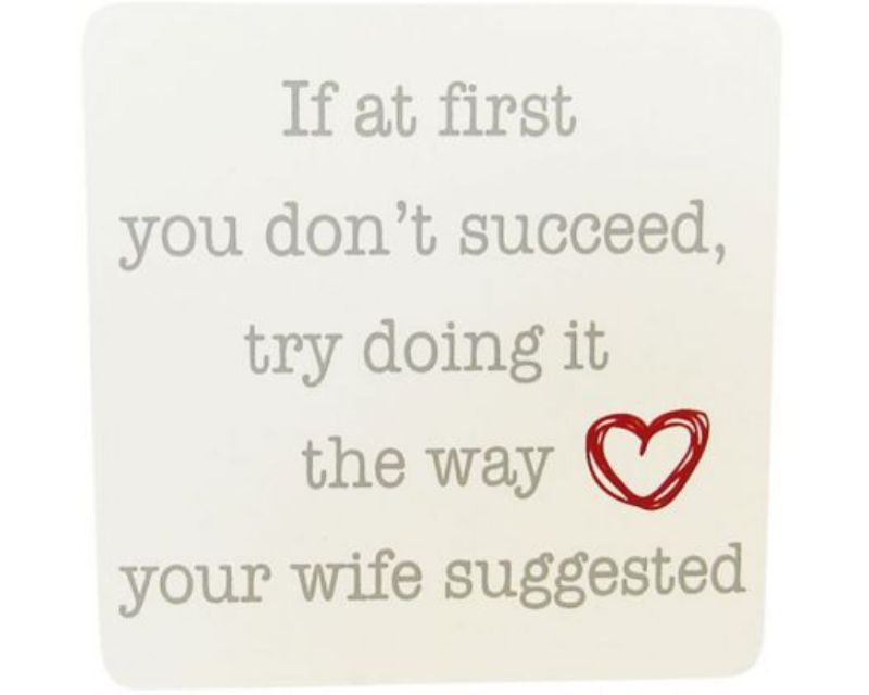 Humorous 10x10 cm Family Magnet: Follow Wife, perfect for fridge decor and celebrating family bonds.