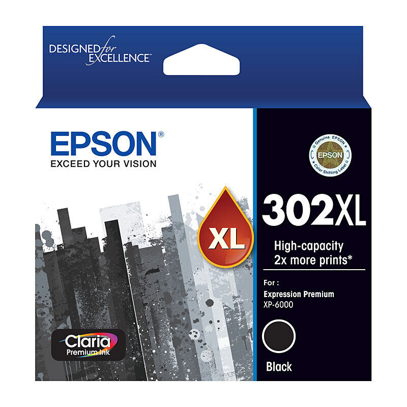 Epson 302 HY Black Ink Cartridge