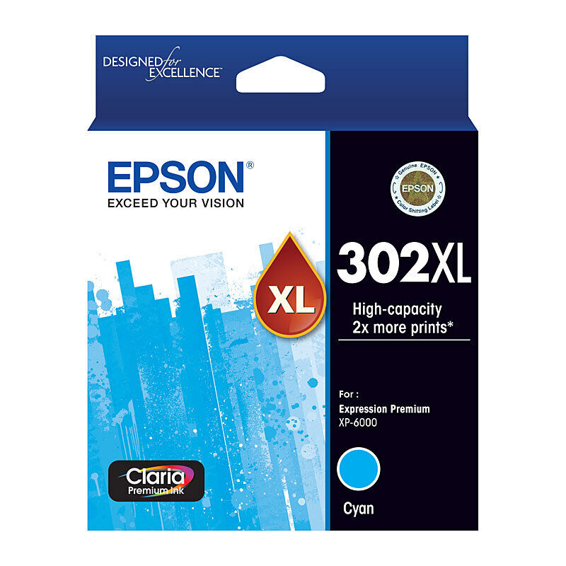 Epson 302 HY Cyan Ink Cartridge