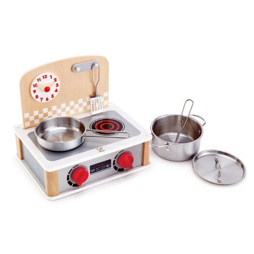 Hape - 2-In-1 Kitchen & Grill Set