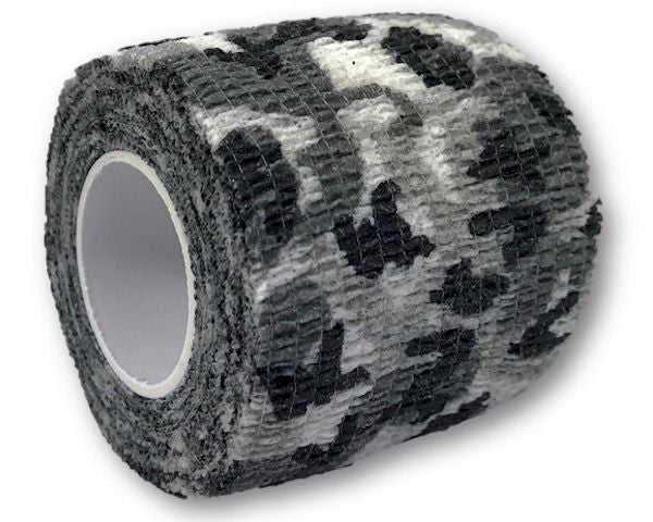 Camo Snow Bandage Tape, 4.5m x 5cm, stylish camouflage design for outdoor sports and crafting.
