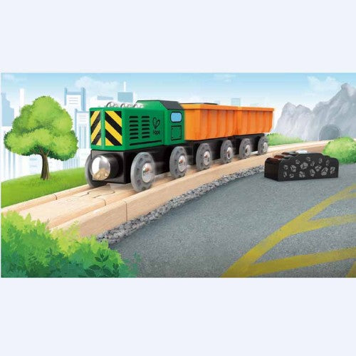 Hape - DIESEL FREIGHT TRAIN Set
