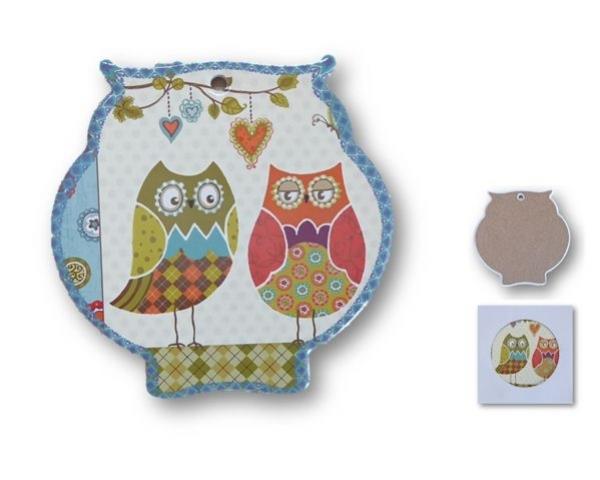 Owl Trivet Sweethearts