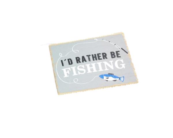 Word Art Fishing Silver