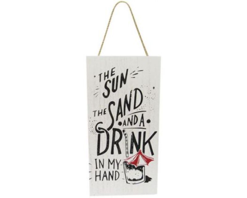 Long Drink Hanger Beach: Durable drink holder for hands-free enjoyment at beach, picnics, and camping, 28 x 14 cm.
