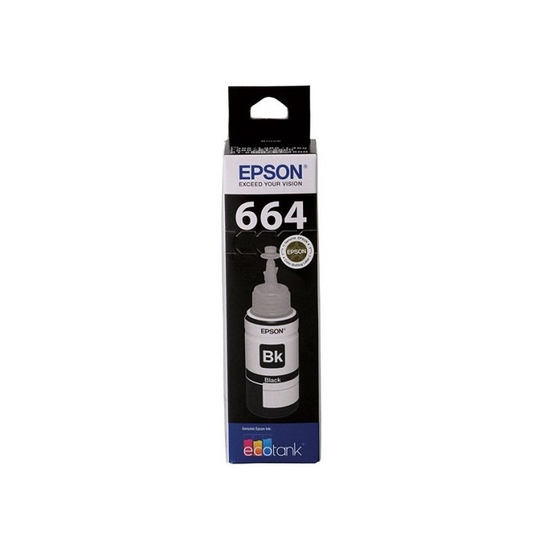 Epson T664 Blk Eco Tank Ink
