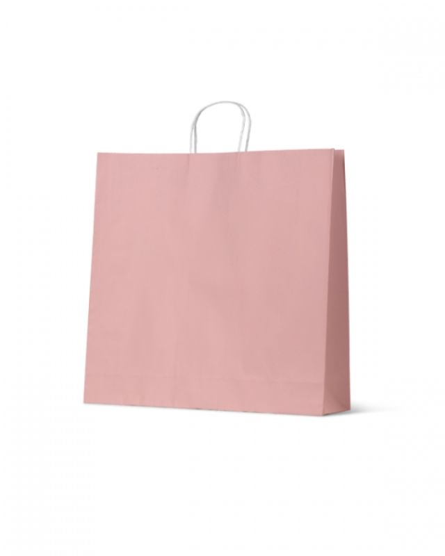 Paper Bags - Earth Collection Dusty Pink Extra Large - 100 units