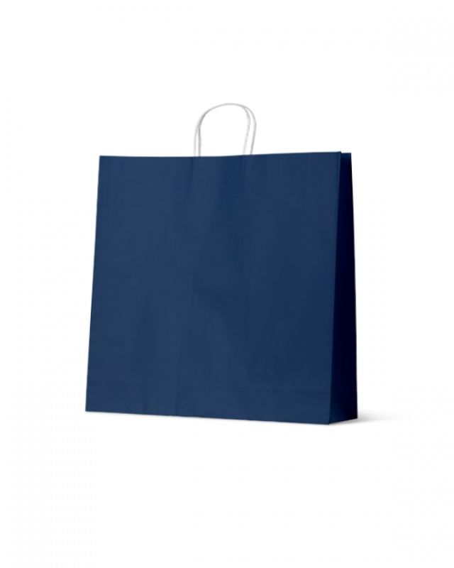 Paper Bags - Earth Collection Navy Extra Large - 100 units