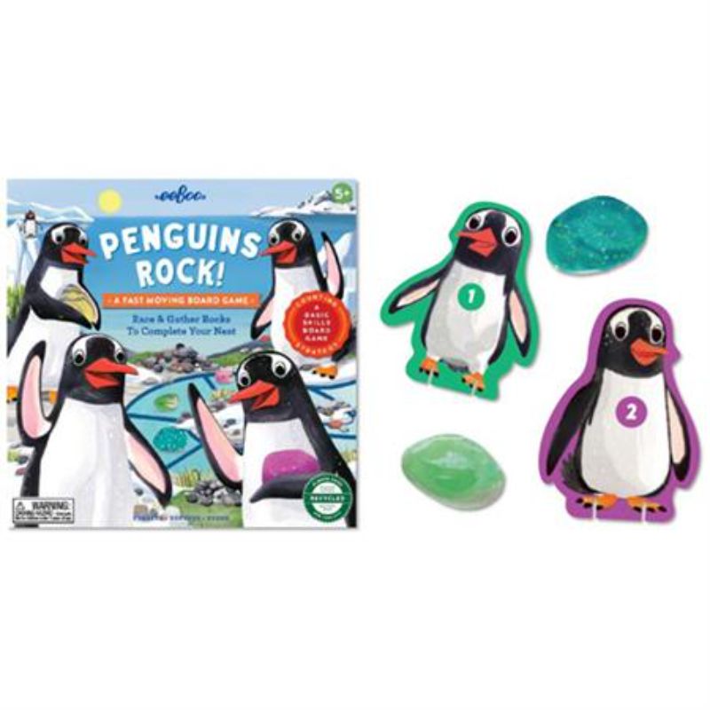 Board Game - eeBoo Penguins Rock