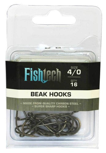 Beak Hooks - Fishtech - 4/0 (16 per pack)