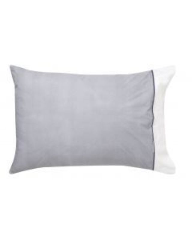 Standard Pillowcase Pair - Essex Navy by Logan & Mason