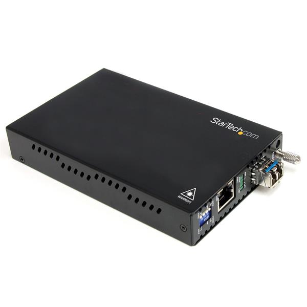 High-Speed Fiber Media Converter 1000Mbps MM Fiber LC - 550m Range for Gigabit Ethernet Networking