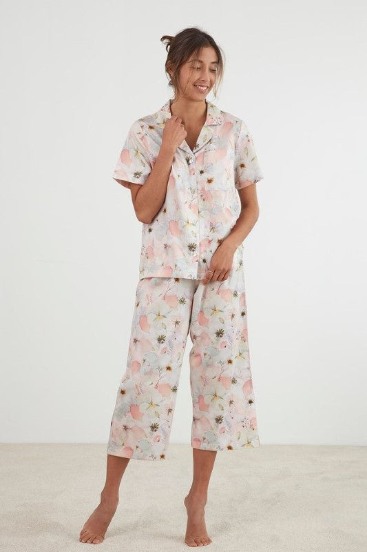 Capri PJ Set - Petals (XL) - BAKSANA