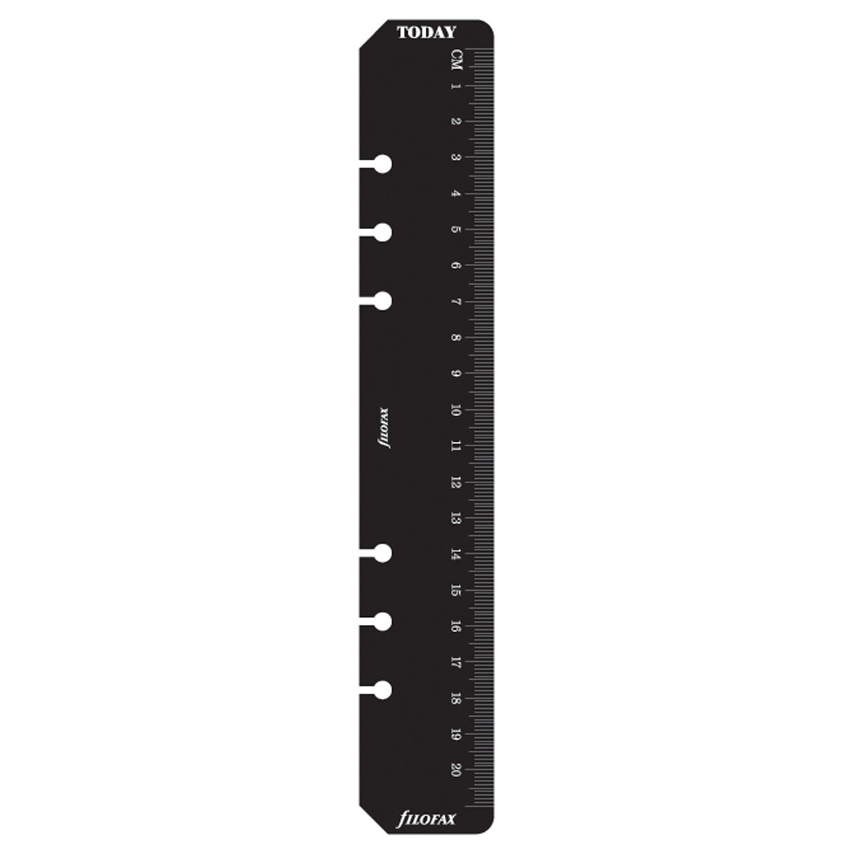 Filofax Accessory Ruler/Page Marker A5 Black