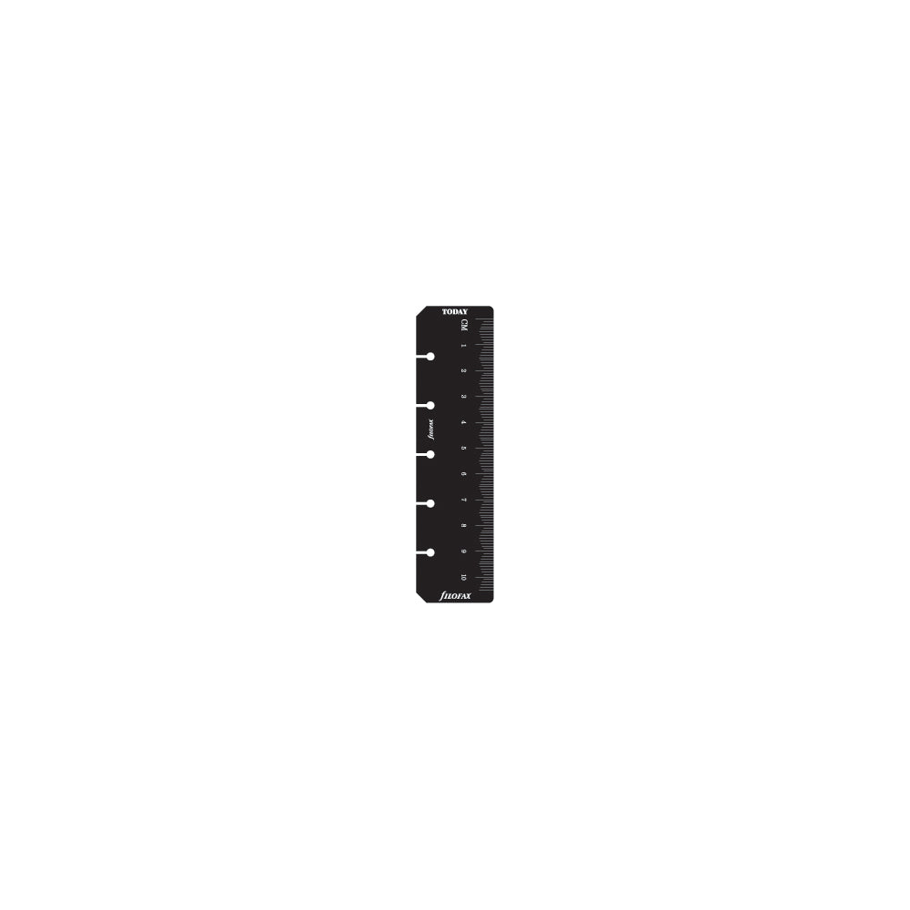 Filofax Accessory Ruler/Page Marker Mini Black
