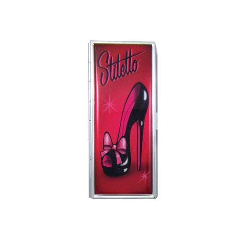 Metal Vanity Case - Red Stiletto