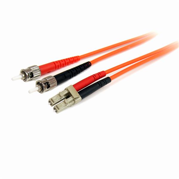 High-Speed Multimode Fiber Optic Cable 62.5/125 - LSZH - LC to ST - 3m for Reliable Networking