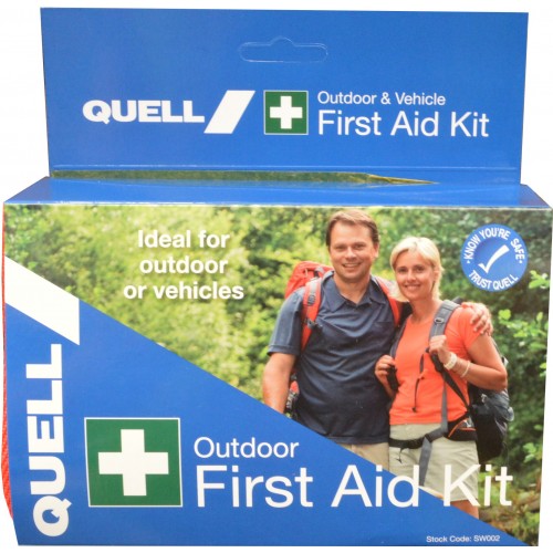 Comprehensive lightweight first aid kit for outdoor adventures, includes essentials for cuts, scrapes, and emergencies.