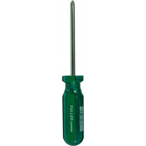 Turnscrews Phillips No. 2 screwdriver #313/808 with 100mm chrome vanadium steel tip and ergonomic grip for optimal torque.