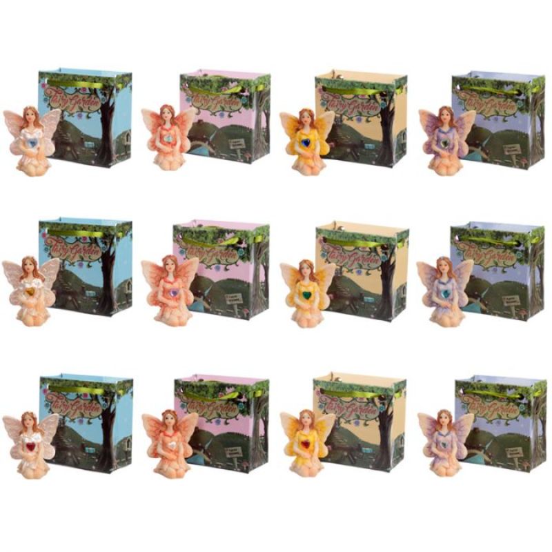 Gemstone Fairy in a Mini Gift Bag (Set of 24 Assorted)