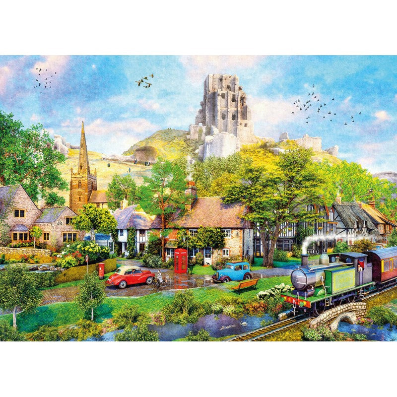 Jigsaw Puzzle - GIBSONS BELOW CORFE CASTLE (1000PC)