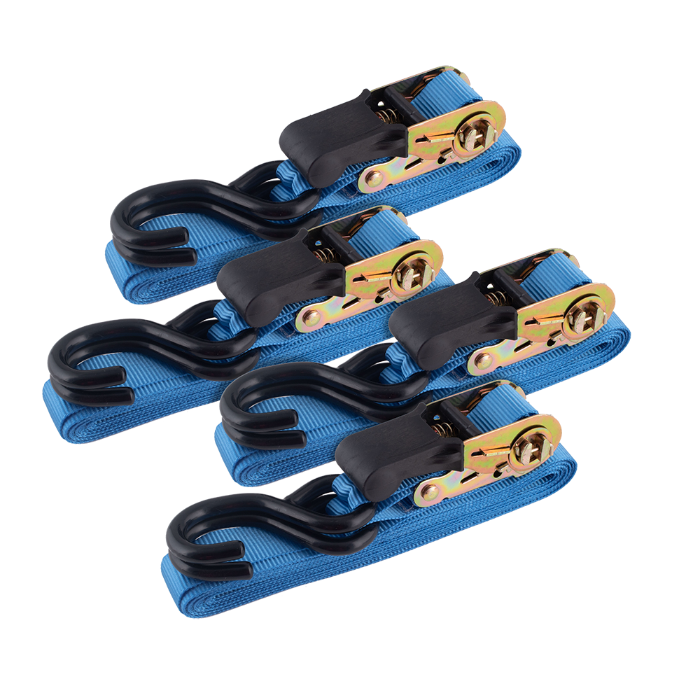 GFB Ratchet Tie Downs (25mm x 5m) - 4 Pack