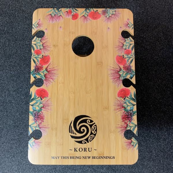 Outdoor Wine Table - Koru Bamboo Rectangle Table