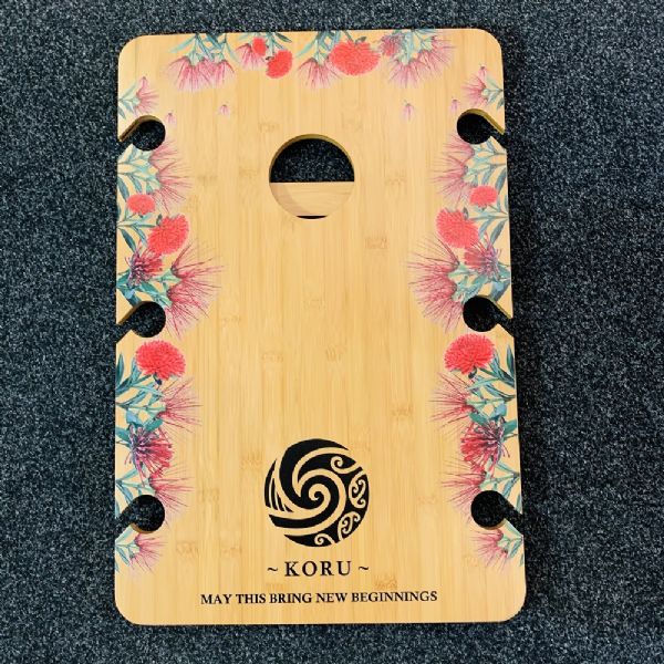 Outdoor Wine Table - Koru Bamboo Rectangle Table