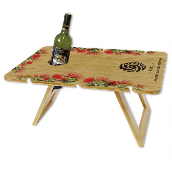 Outdoor Wine Table - Koru Bamboo Rectangle Table