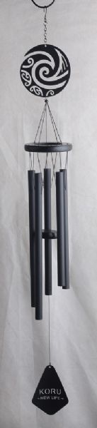 Koru Kiwiana Wind Chime 40" Black