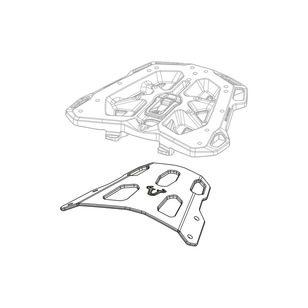 SW-Motech Rear Carrier Steel Rack Kawasaki Z900RS Cafe SE Anniv