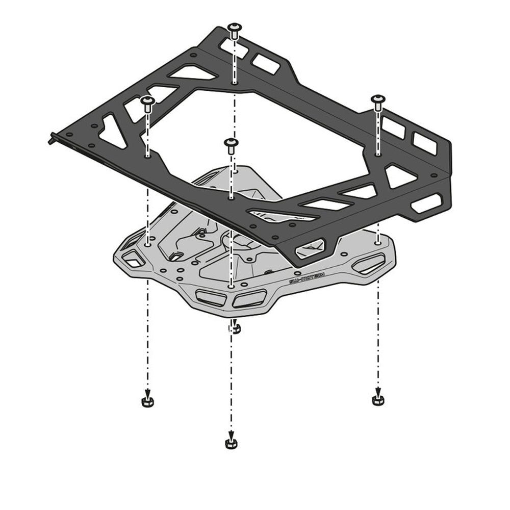 SW-Motech Rear Carrier Steel Rack Kawasaki Z900RS Cafe SE Anniv