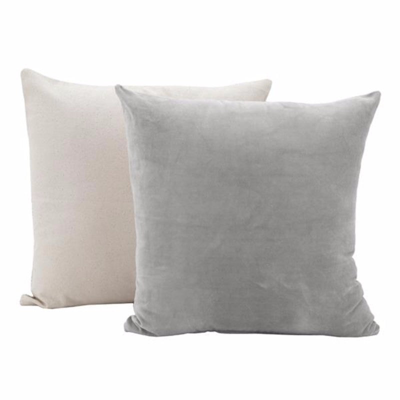 Cushion Velvet Powder Grey 45x45cm