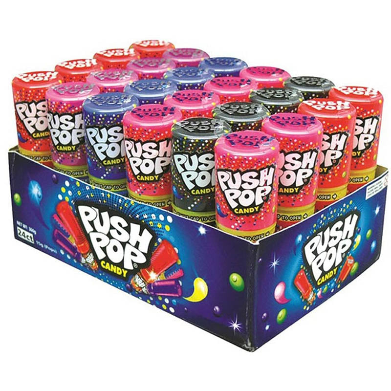 Push Pop Candy 15g - Pack of 24