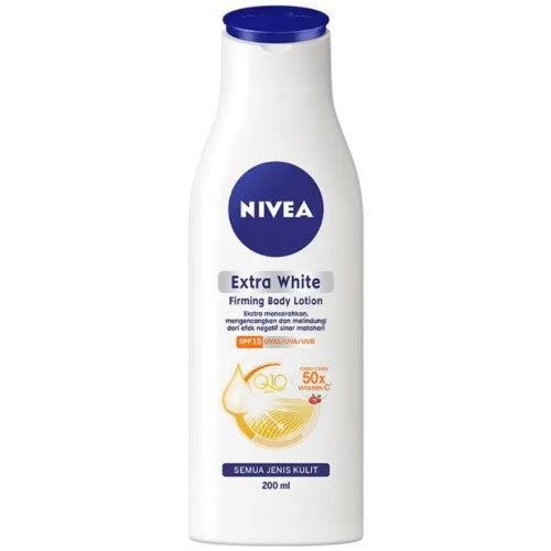 NIVEA Extra White Firm & Smooth Body Lotion 200ml - Pack of 6