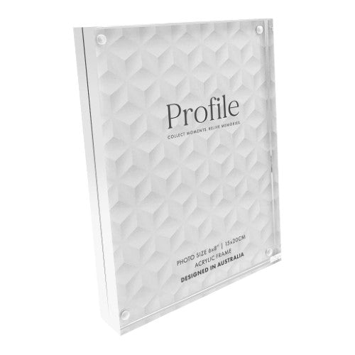 Profile - Solid Acrylic Sign Block Display Frames - 3.5x5in (9x13cm)