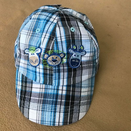3 Animals Embroidered Cap - 46CM