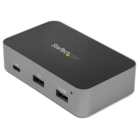 3-Port USB-C Hub with Ethernet; 10Gbps transfer, fast charge, compatible with USB-A/C devices, ideal for versatile connectivity.