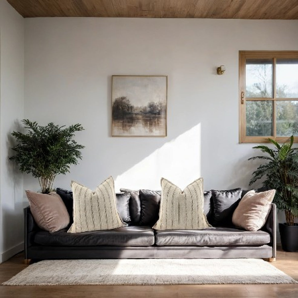 SNUGG & CO CUSHION COVER - NATURAL - 550x550