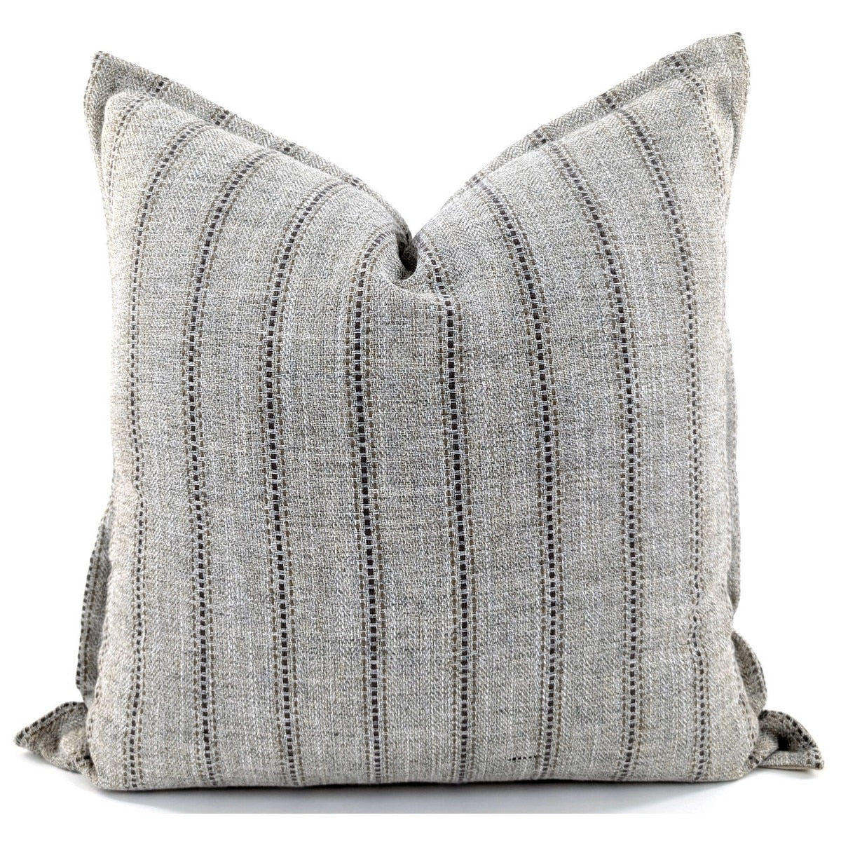 SNUGG & CO CUSHION COVER - INT EARTSTRIPED NATURAL - 550x550