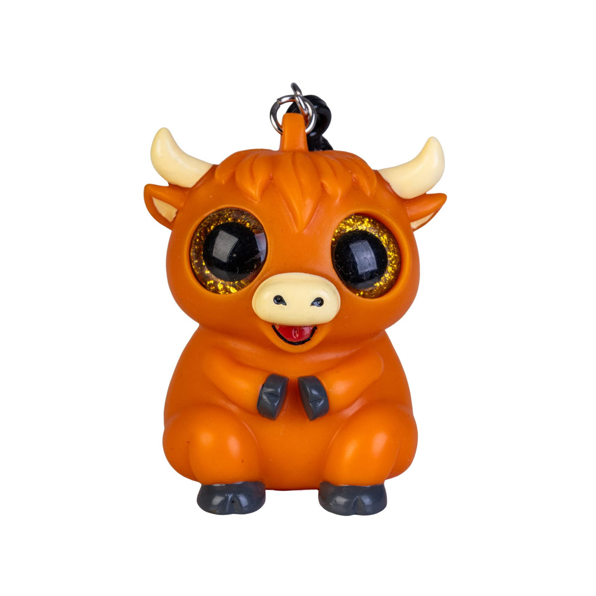 Highland Cow Eye-Popping Keychain - Pack of 6