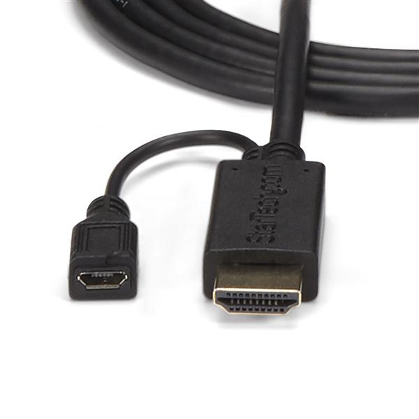 6ft HDMI to VGA Active Converter Cable for 1080p video output to monitors, projectors, and TVs, compact design without bulky adapters.
