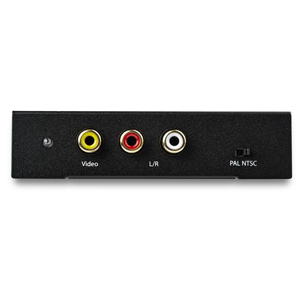 HDMI to RCA Converter Box with Audio - 1080p Composite Video Adapter for TVs & Projectors