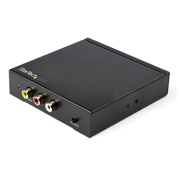 HDMI to RCA Converter Box with Audio - 1080p Composite Video Adapter for TVs & Projectors