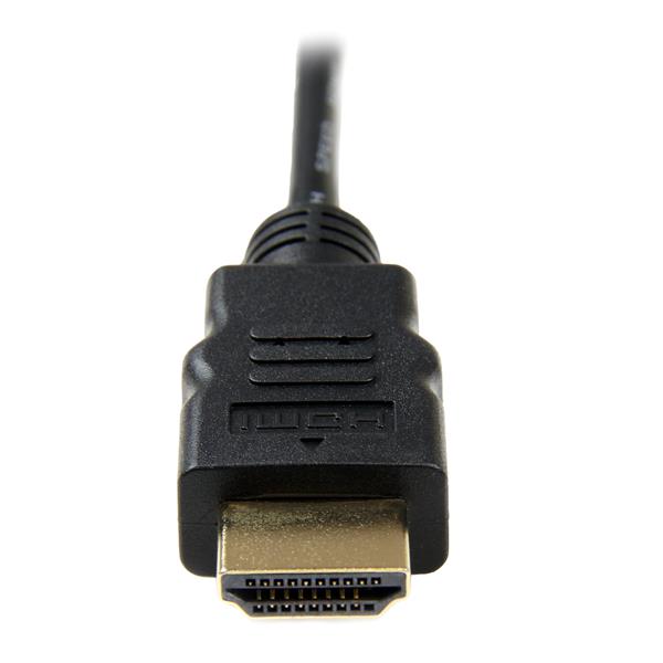 1m Premium High Speed HDMI Cable with Ethernet - HDMI to HDMI Micro Connector