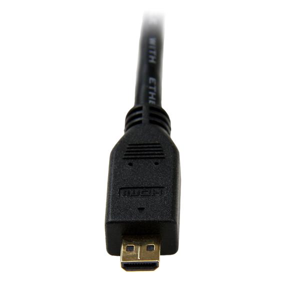 1m Premium High Speed HDMI Cable with Ethernet - HDMI to HDMI Micro Connector